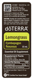 doTERRA citronela aceite esencial, mezcla con crema para spa casero y relajante.
