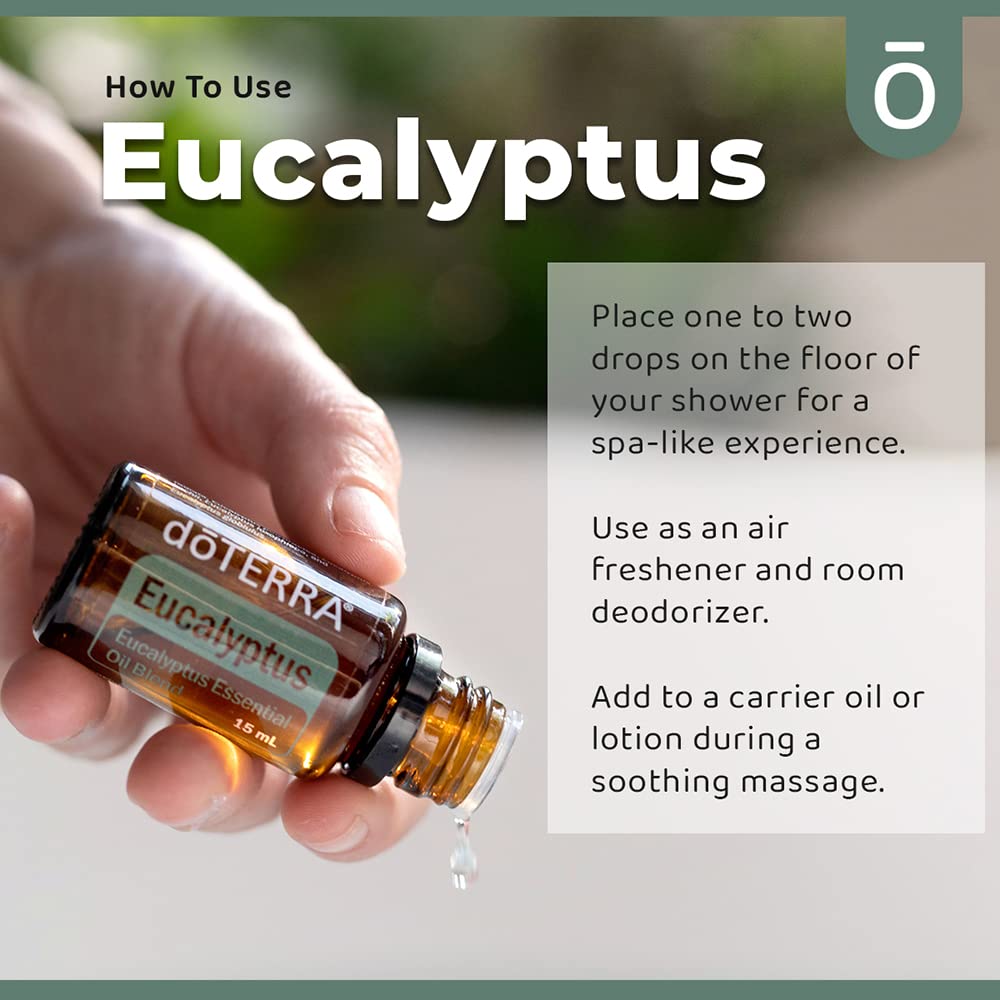 doTERRA Eucalipto Radiata, purifica el aire en casa con aroma fresco.