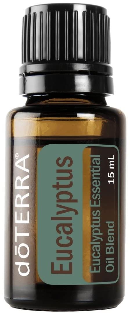 doTERRA Eucalipto Radiata, botella de 15 ml, ideal para respiración clara.
