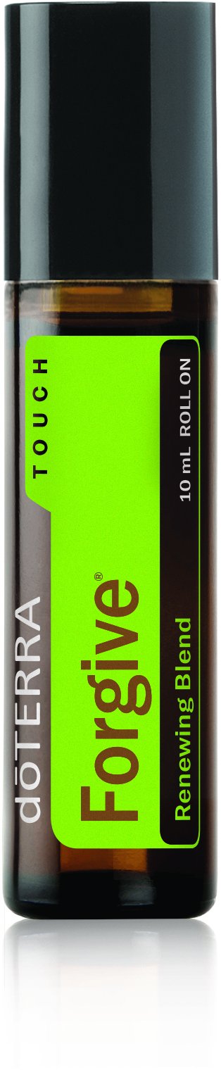 doTERRA Forgive Touch, botella de rodillo, aroma herbáceo para liberar tensiones y promover tranquilidad.