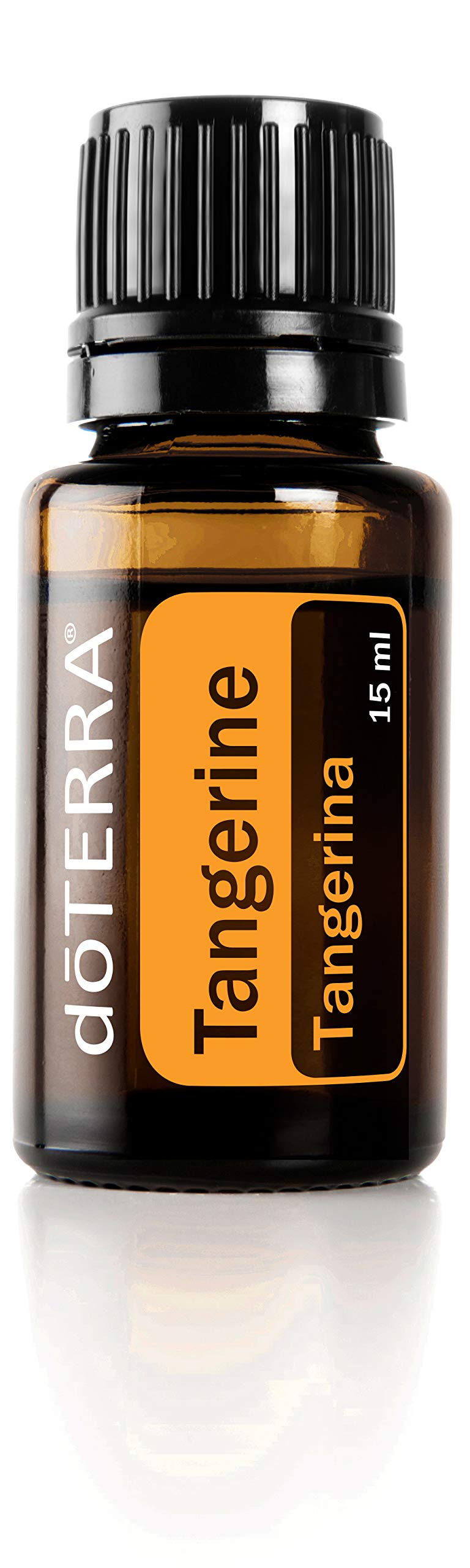 doTERRA mandarina en botella de 15 mL, aroma refrescante para el ánimo