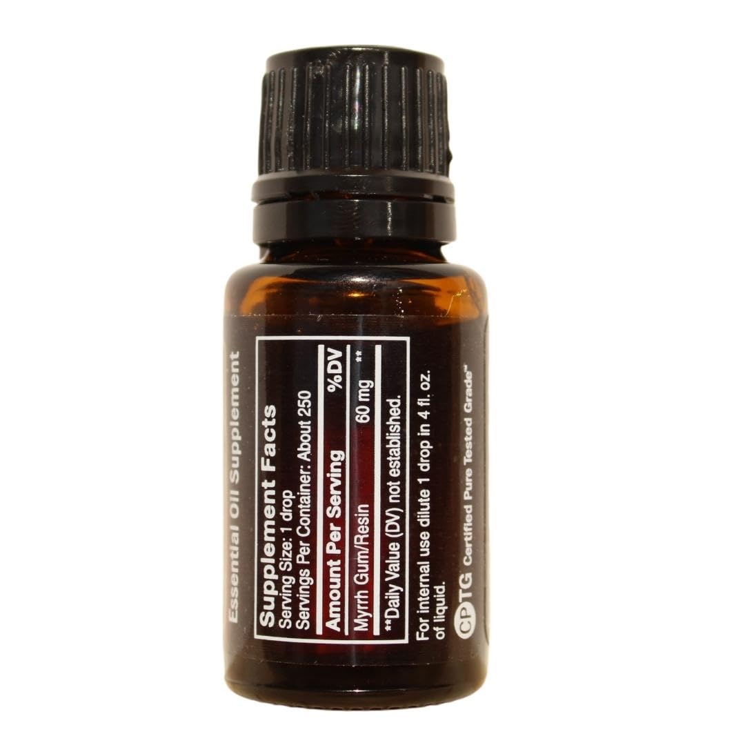 doTERRA Mirra aceite esencial 15 ml, difusor en casa para claridad mental y bienestar.
