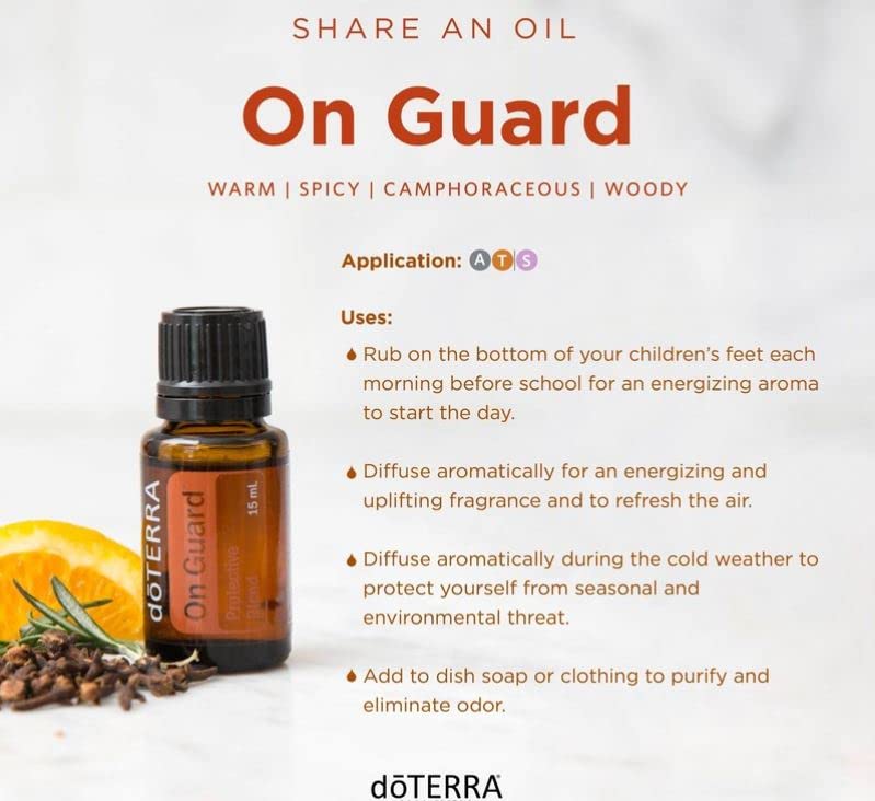 doTERRA On Guard diffusión, aroma envolvente para purificar el aire y crear ambiente