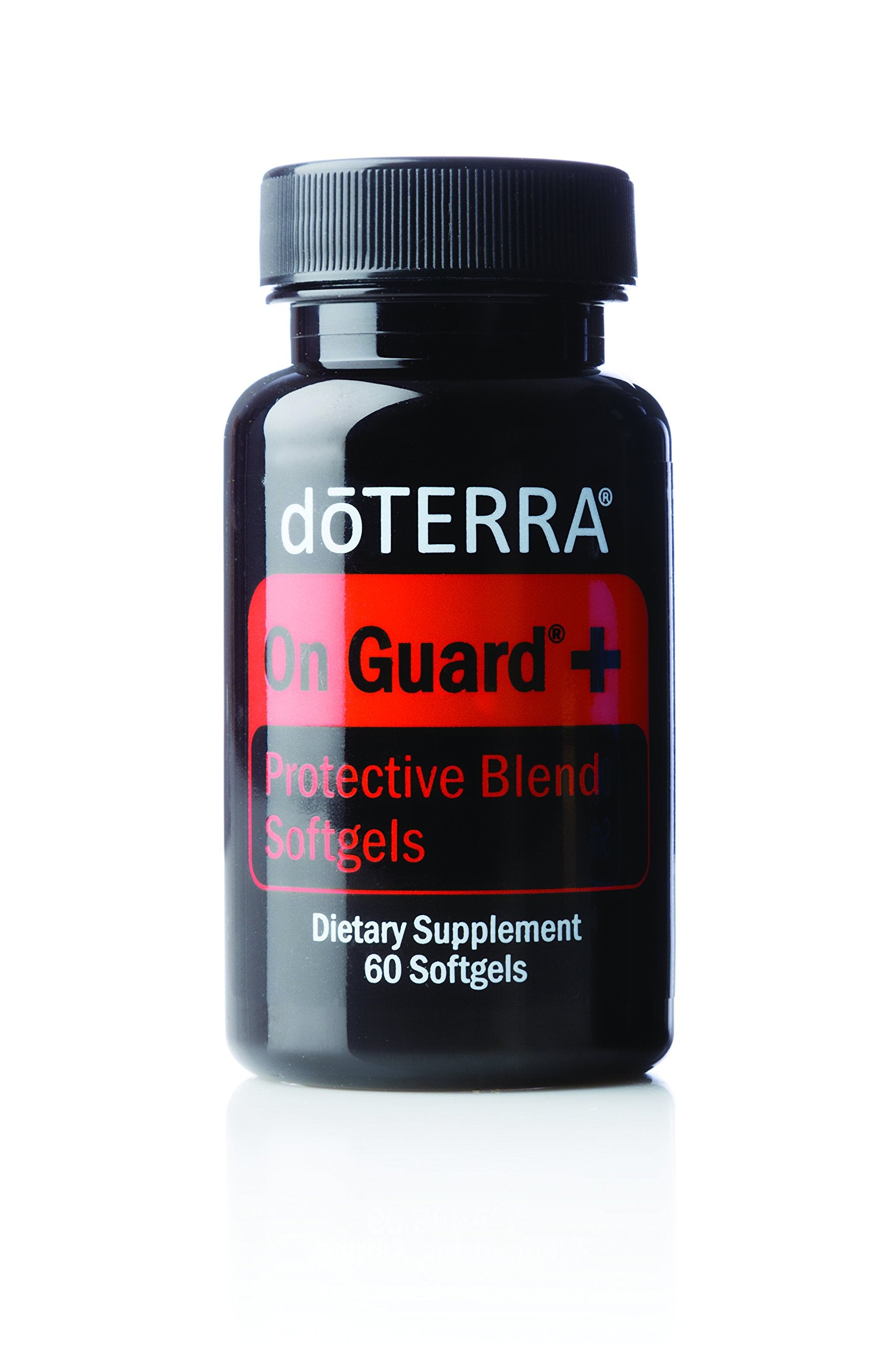 doTERRA On Guard+ Softgels, frasco para apoyar la defensa natural y la protección diaria.