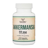 Paquete de Akkermansia Probiotico de Double Wood dos meses de suministro.