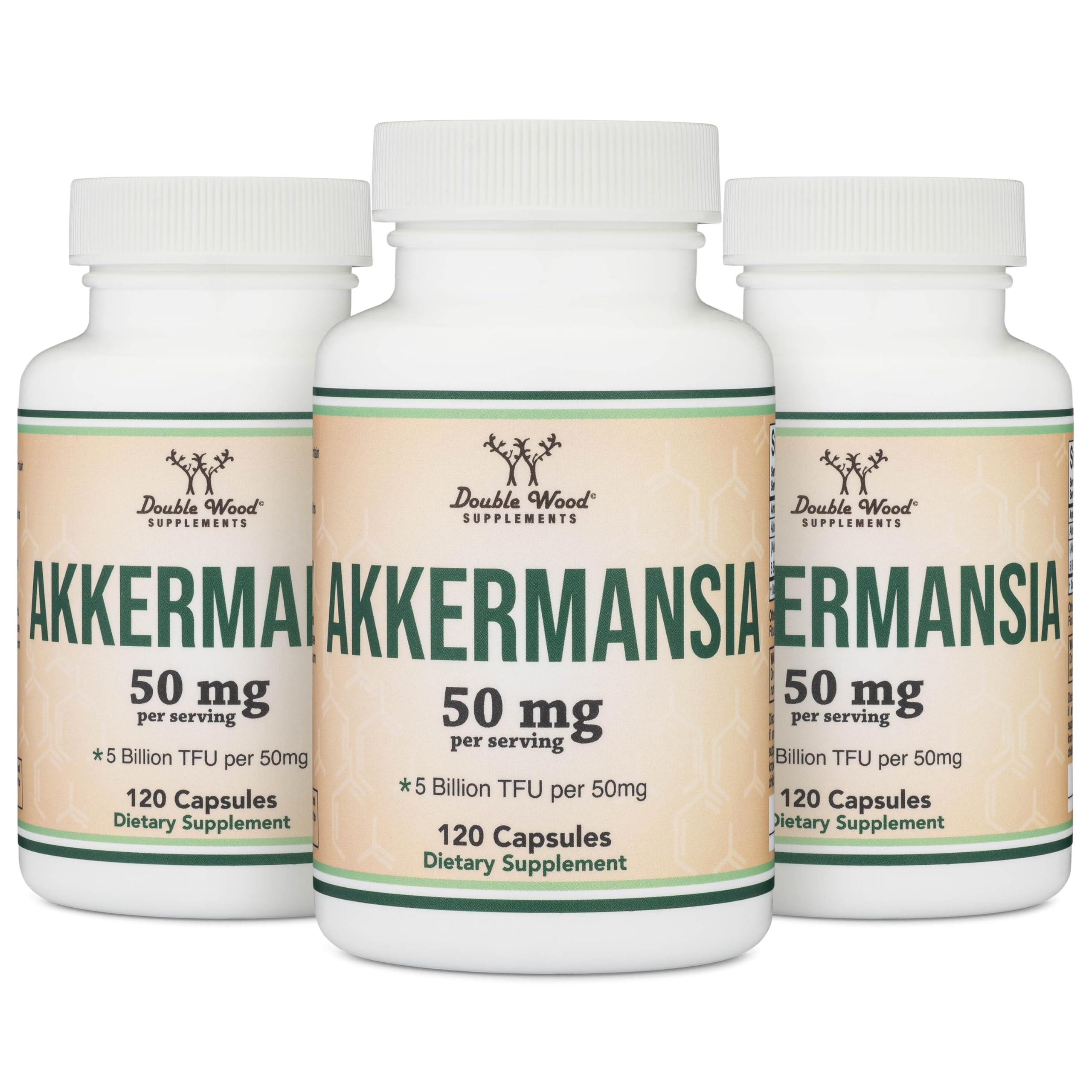 Uso diario de Akkermansia Probiotico de Double Wood para hábitos consistentes.