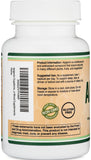 Double Wood Apigenina: etiqueta sin gluten, ingrediente natural.