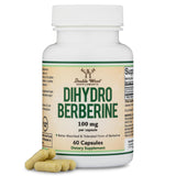 Double Wood Dihidroberberina cápsulas de 100 mg con posible absorción superior para el metabolismo.
