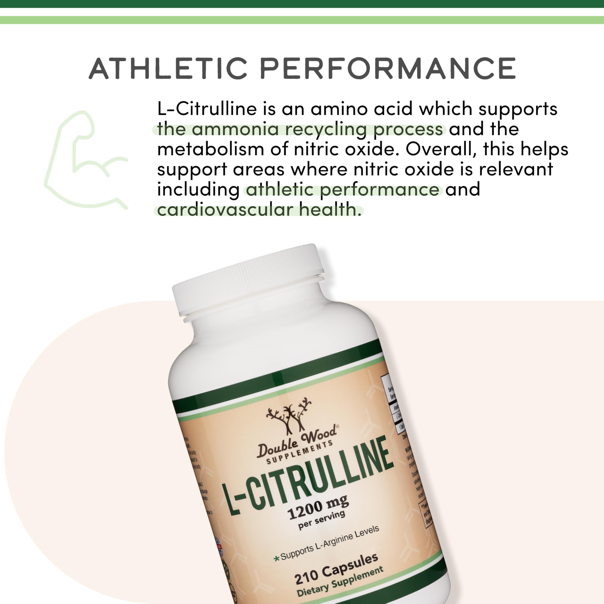 Double Wood L-Citrulina: energía y resistencia para entrenar más tiempo