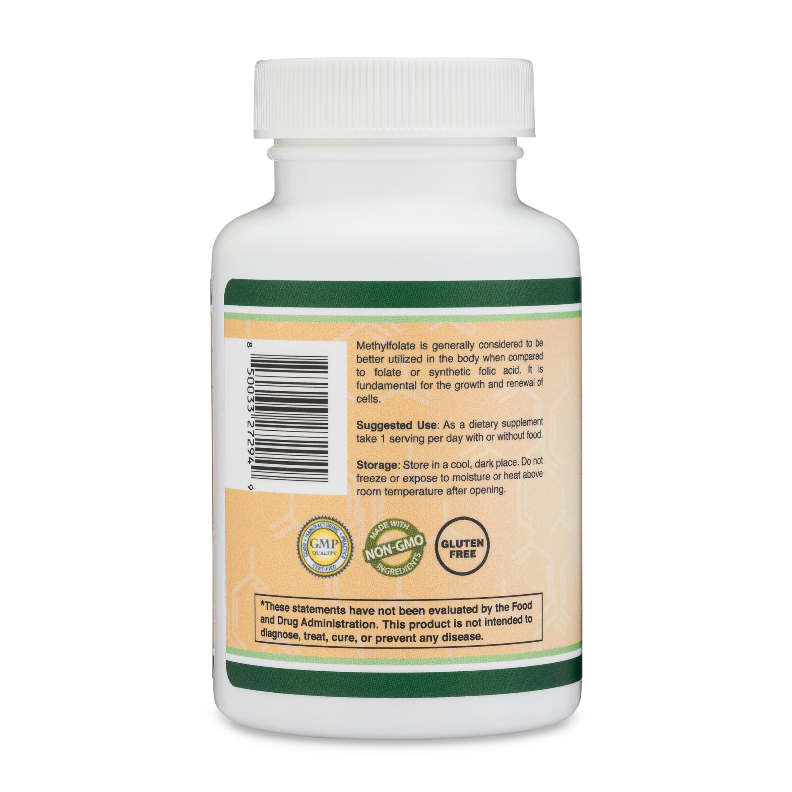 Double Wood Methylfolate: fabricación en EE. UU. y controles de calidad.