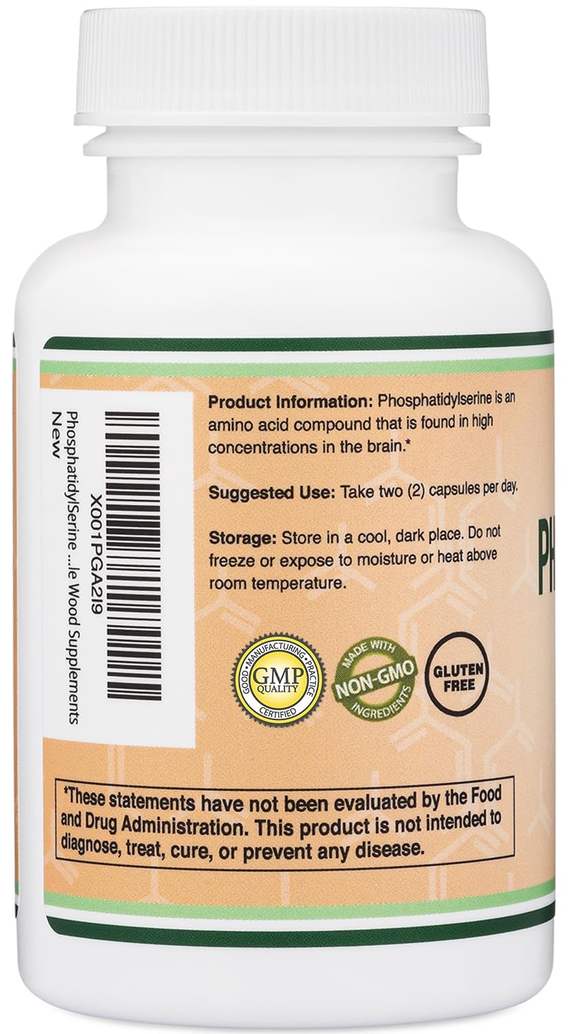 Double Wood fosfatidilserina 300 mg, empaque seguro y transporte adecuado.
