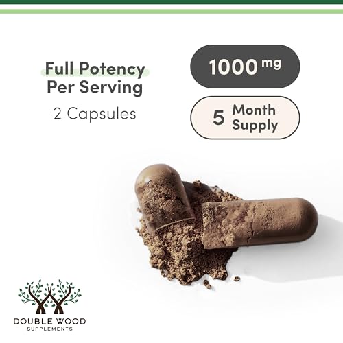 Double Wood Supplements: cuerpo fructificante y micelio incluidos en la extracción.