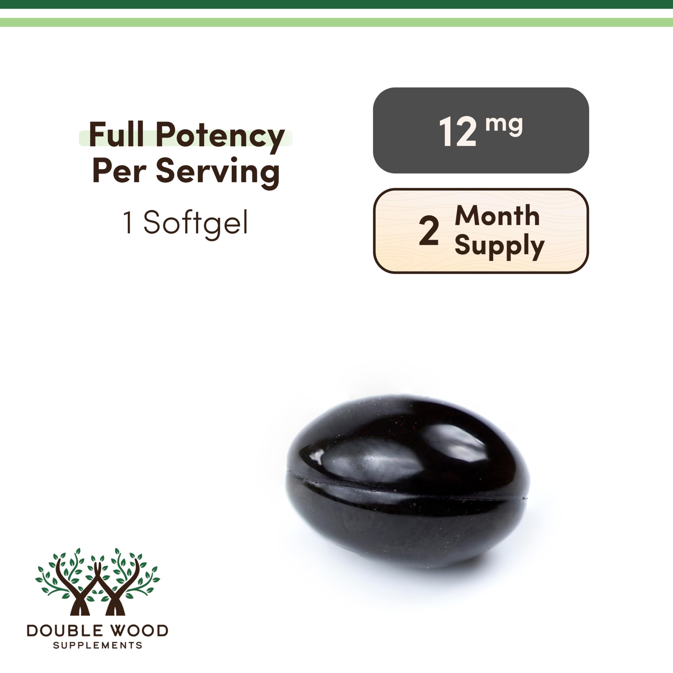 Sello de calidad de terceros de Double Wood para trazabilidad y pureza.