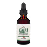 Double Wood Supplements botella con gotas cereza; apoya energía diaria.