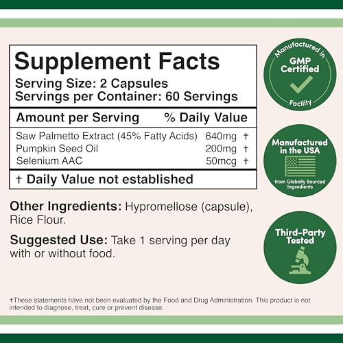 Double Wood Supplements extracto-serenoa-repens: ayuda potencial a la salud prostática.