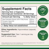 Double Wood Supplements extracto-serenoa-repens: ayuda potencial a la salud prostática.