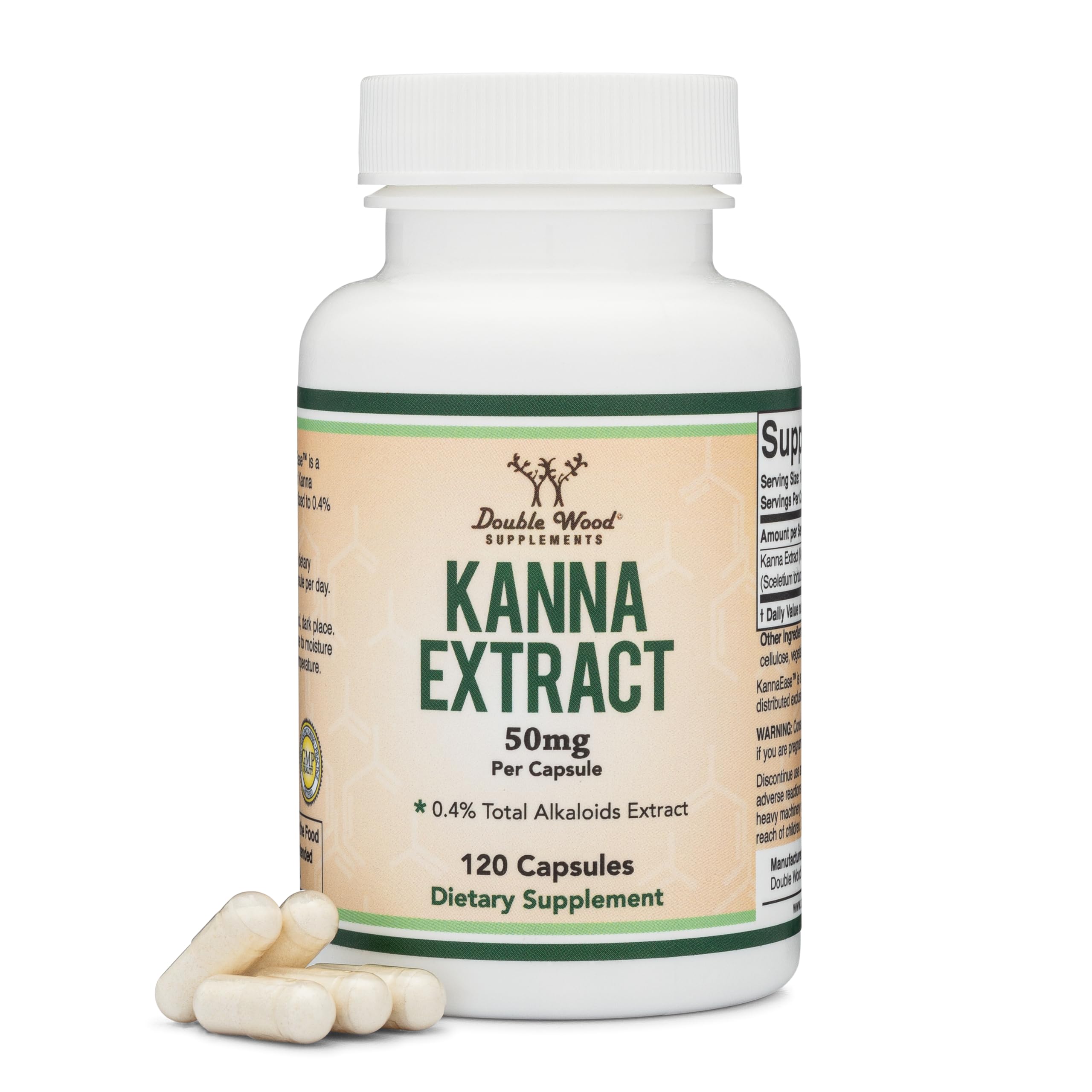 KannaEast de Double Wood en botella para dosis relajante y conveniente