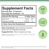 Double Wood Supplements Magnesio Taurato, cápsulas veganas para una dosis diaria conveniente.