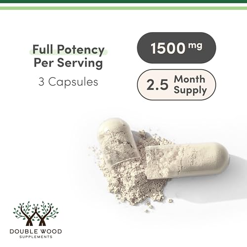 Double Wood Supplements Magnesio Taurato, etiqueta frontal clara y confiable.