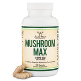 Double Wood Mushroom Complex: botella frontal para uso diario.