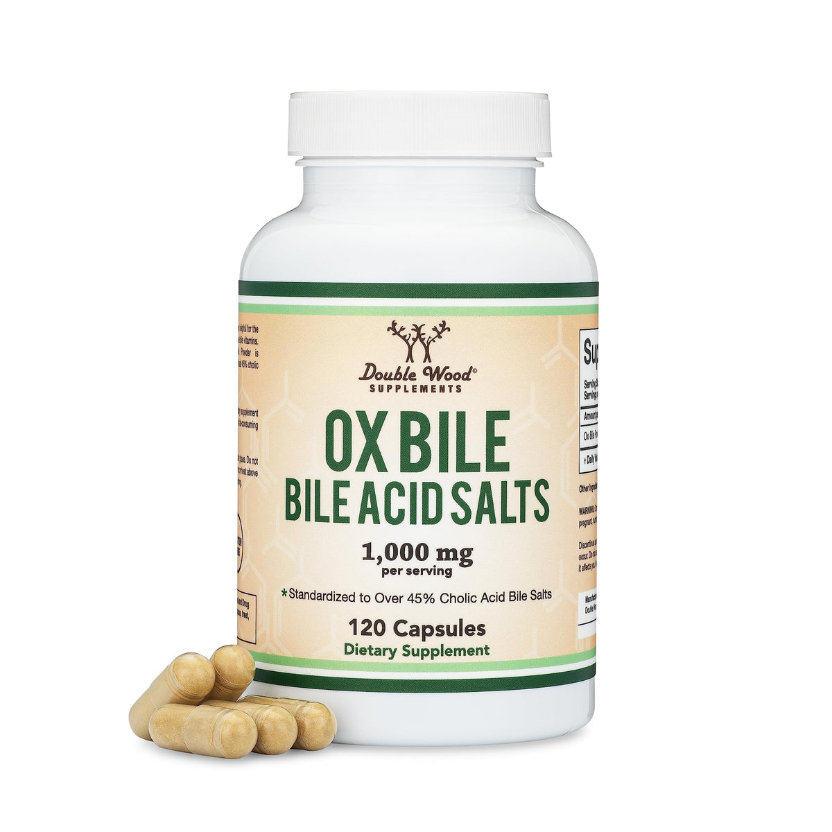 Double Wood Ox Bile - botella lista para uso diario tras las comidas