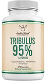 Tribulus de Double Wood en frasco; cápsulas para energía diaria.