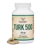 Double Wood Turkesterone botella para vitalidad y rendimiento