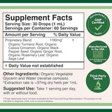 Double Wood Turmeric Drops: gota a gota para mezclar en agua o té.