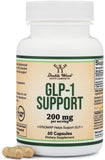 Double Wood GLP-1 suplemento, frente del envase, ideal para uso diario.