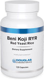 Beni Koji de Douglas Laboratories: cápsulas de arroz rojo fermentado para apoyar el metabolismo de lípidos.