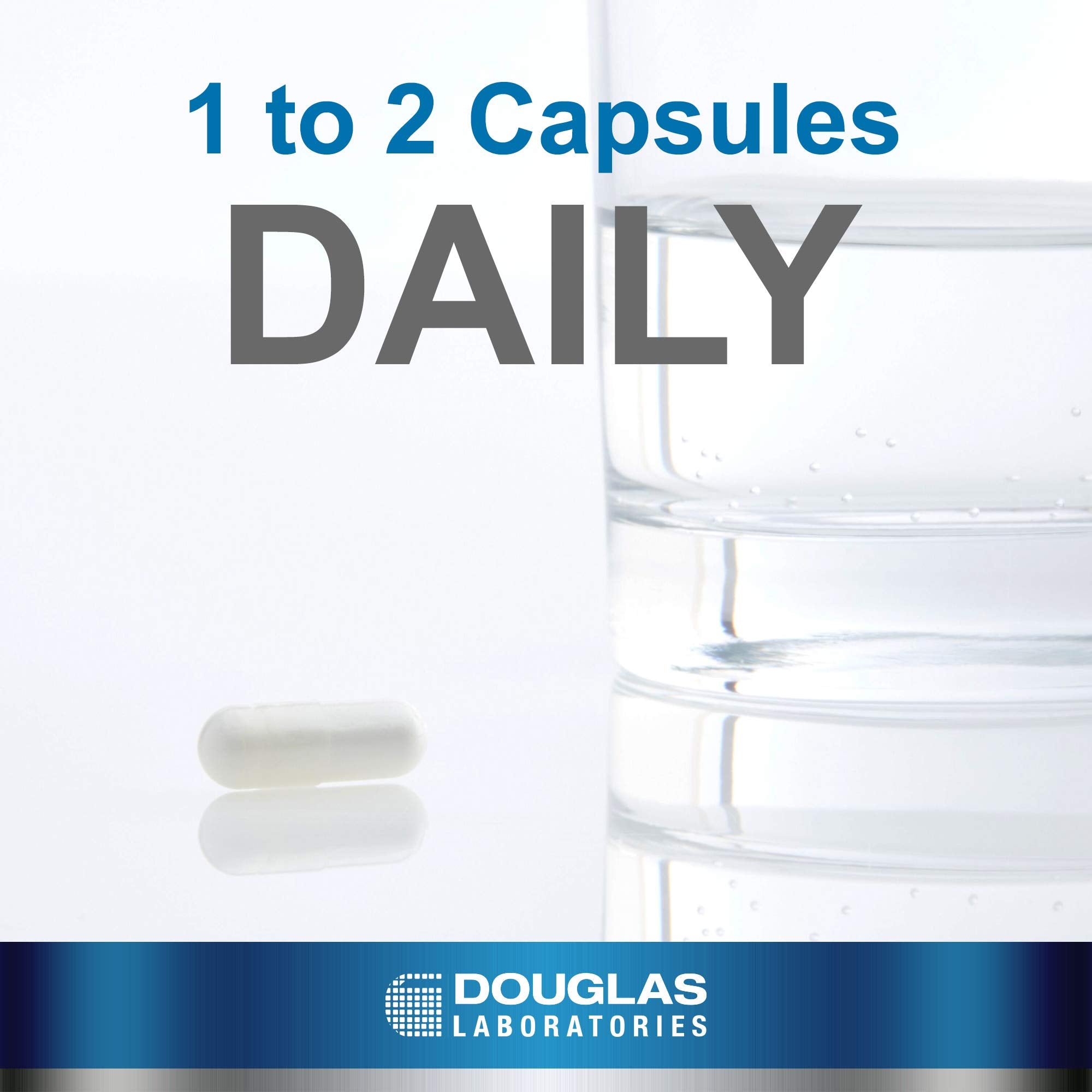 Douglas Laboratories Calcium-D-Glucarato: etiqueta frontal con dosis diaria