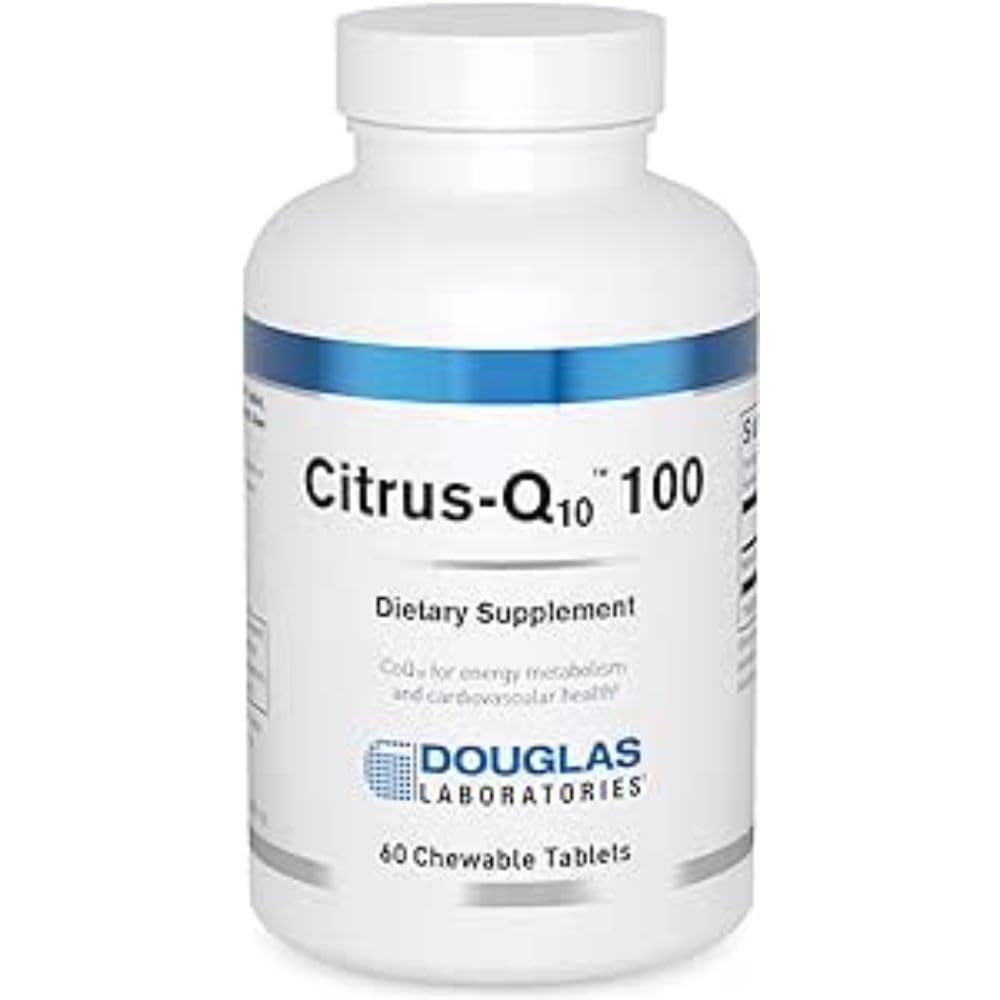 Douglas Laboratories Citrus-Q10 100, caja de presentación para planificar suplementos.