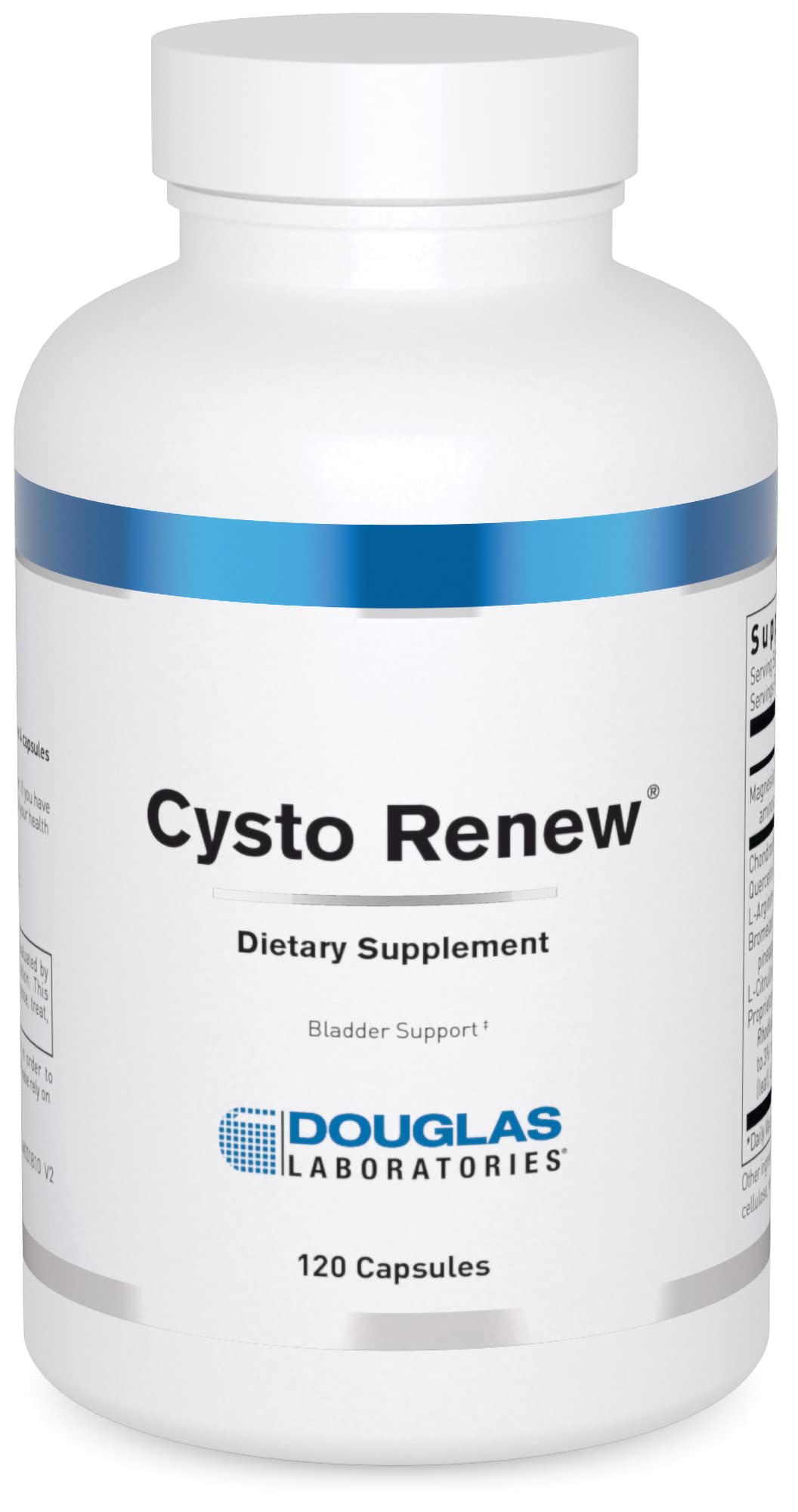 Douglas Laboratories Cysto Renew envase de cápsulas para apoyar la salud de la vejiga