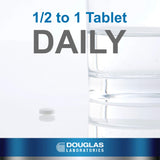 Douglas Laboratories DHEA 25 mg, botella y etiqueta, apoyo a hábitos hormonales saludables.