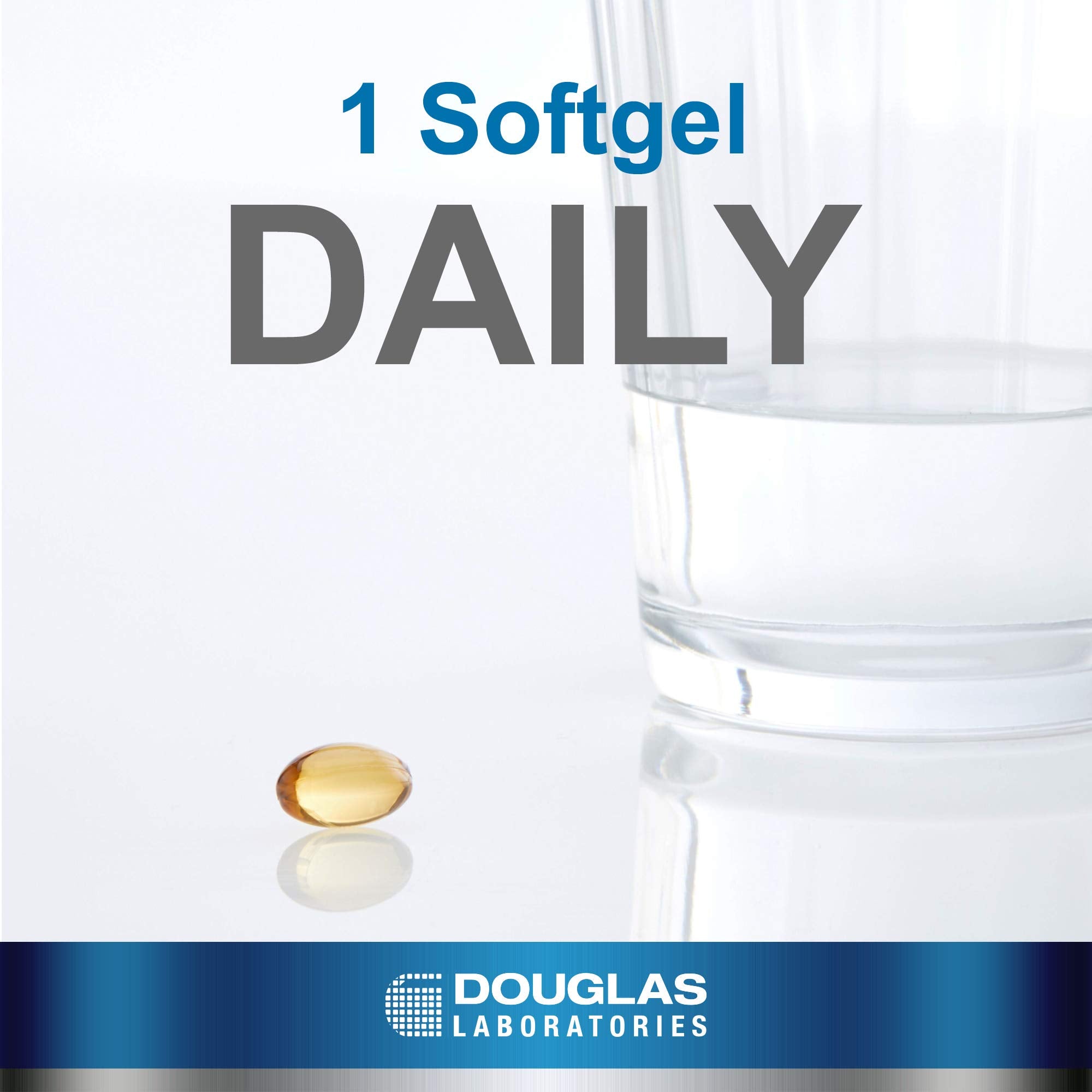 Douglas Laboratories E-400 etiqueta frontal: claridad de ingredientes y calidad.