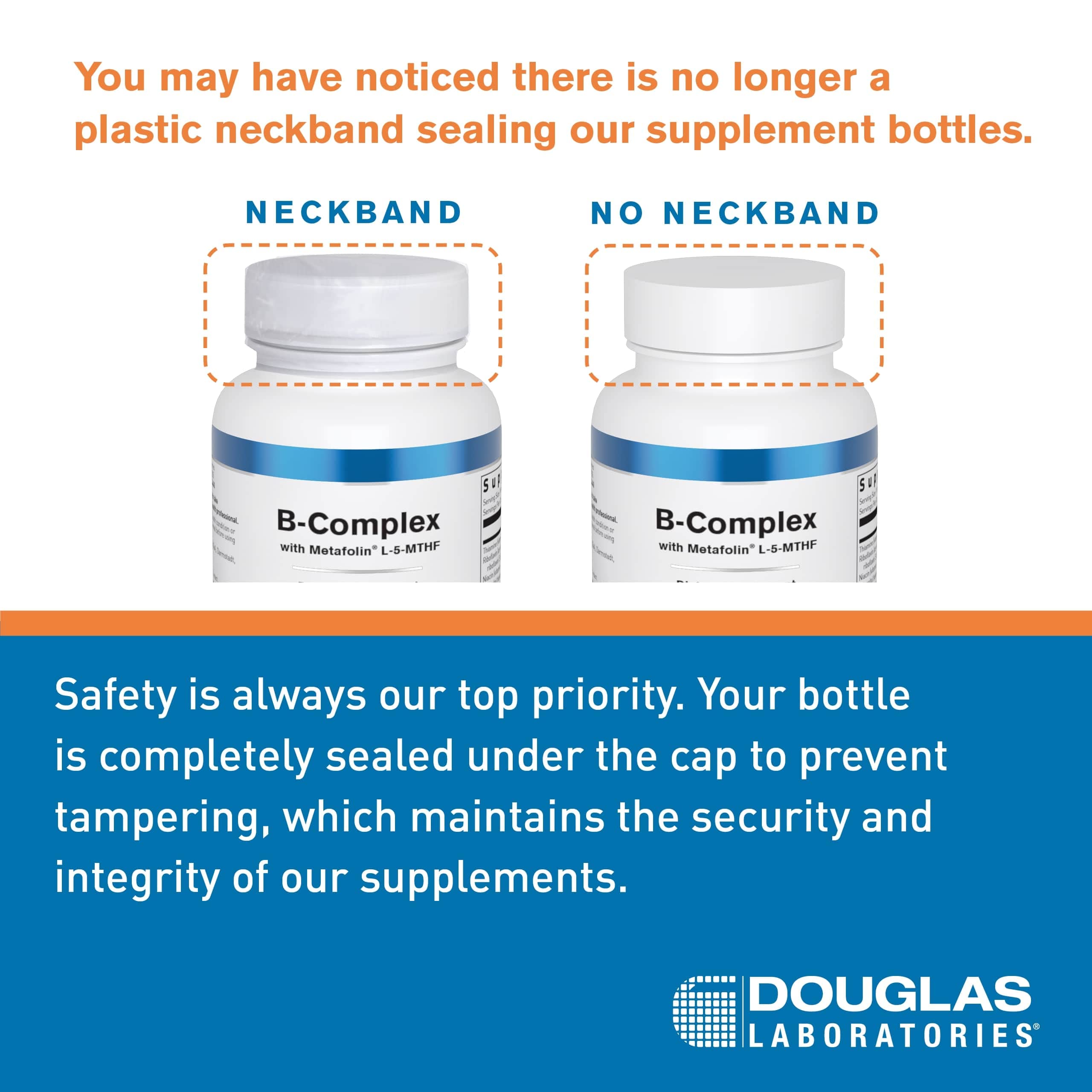 Etiqueta de glicinato de magnesio de Douglas Laboratories con ingredientes relevantes