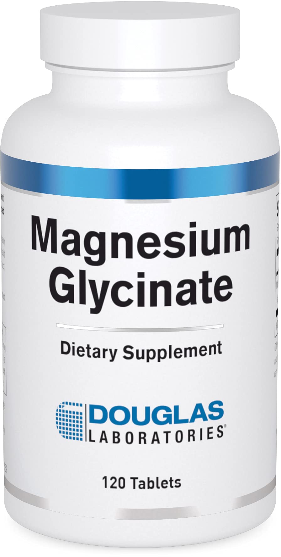 Douglas Laboratories glicinato de magnesio en botella, apoyo a funciones cardíacas normales