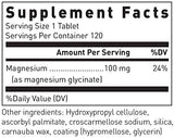 Capsulas de glicinato de magnesio de Douglas Laboratories para salud muscular