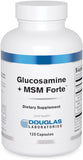 Douglas Laboratories Glucosamina + MSM Forte, botella con cápsulas para movilidad diaria