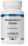 Douglas Laboratories Magnesio Citrato 150 mg, botella de cápsulas, apoyo muscular.