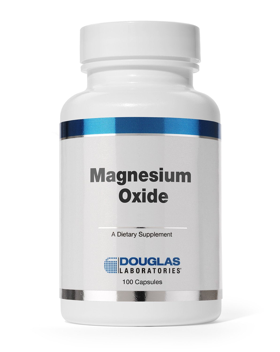 Douglas Laboratories Magnesium Oxide, bote de 100 cápsulas para uso diario.