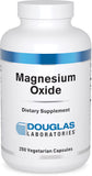 Douglas Laboratories Magnesium Oxide cápsulas frente, apoya función cardíaca normal