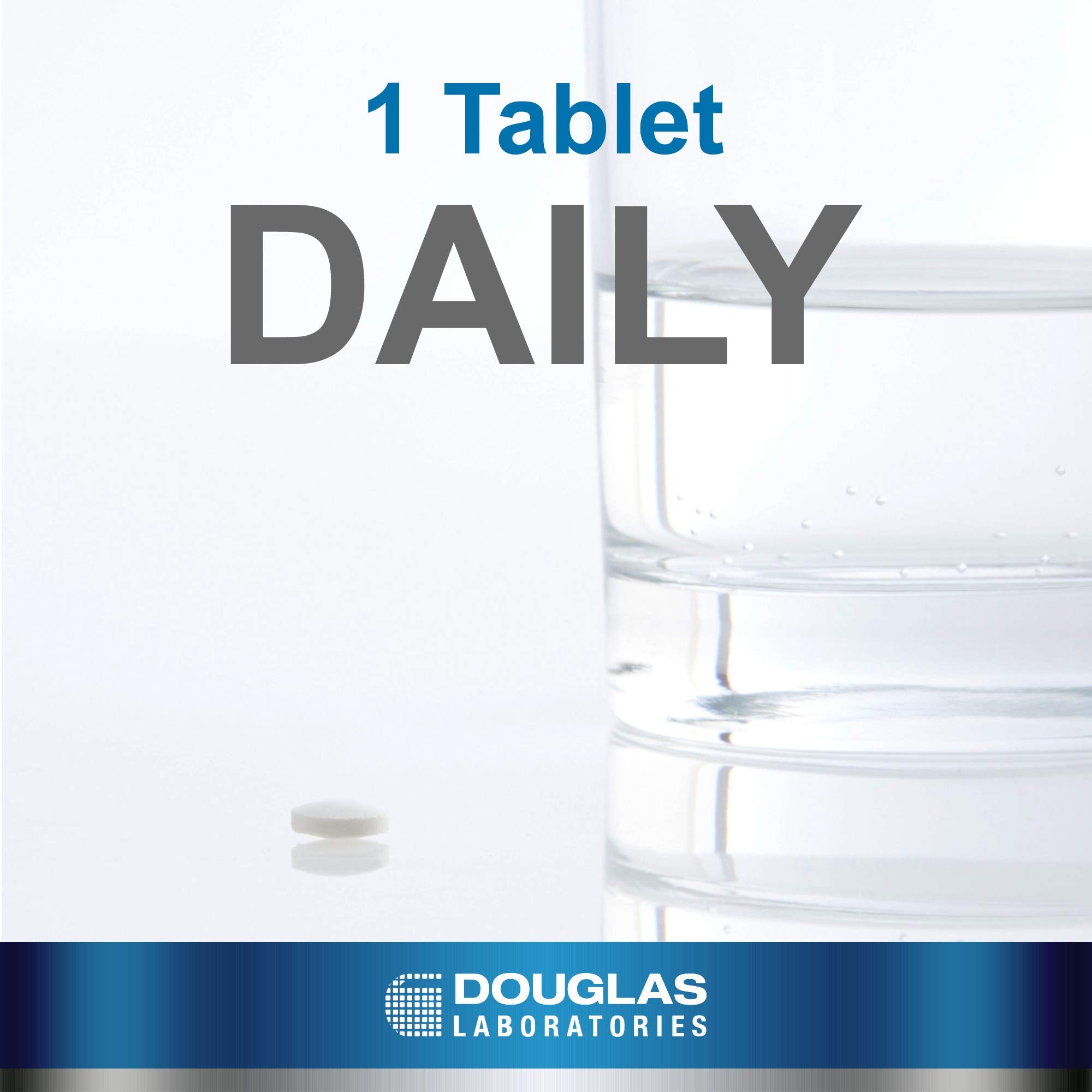 Etiqueta de la melatonina Douglas Laboratories en botella con dosis de 3 mg.