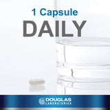 Douglas Laboratories Policosanol, envase de cápsulas, apoyo complementario para la salud cardíaca.