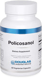 Douglas Laboratories Policosanol, botella de cápsulas, apoya metabolismo lipídico saludable.