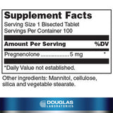 Tabletas de pregnenolona para suplementación diaria.