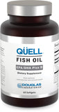 Douglas Laboratories Quell Aceite de Pescado, cápsulas visibles, apoyo a la salud general.