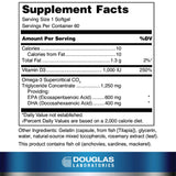 Douglas Laboratories Quell Cápsulas omega 3, 60 cápsulas, favorece la salud diaria.