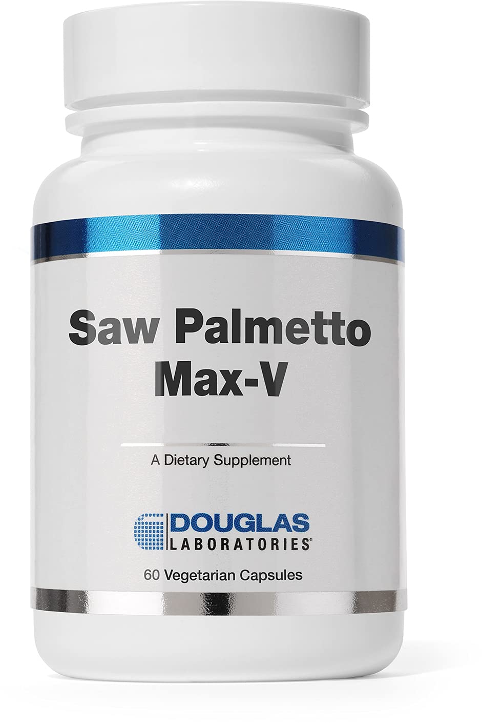 Douglas Laboratories Saw Palmetto Max-V, botella de 60 cápsulas para uso diario.