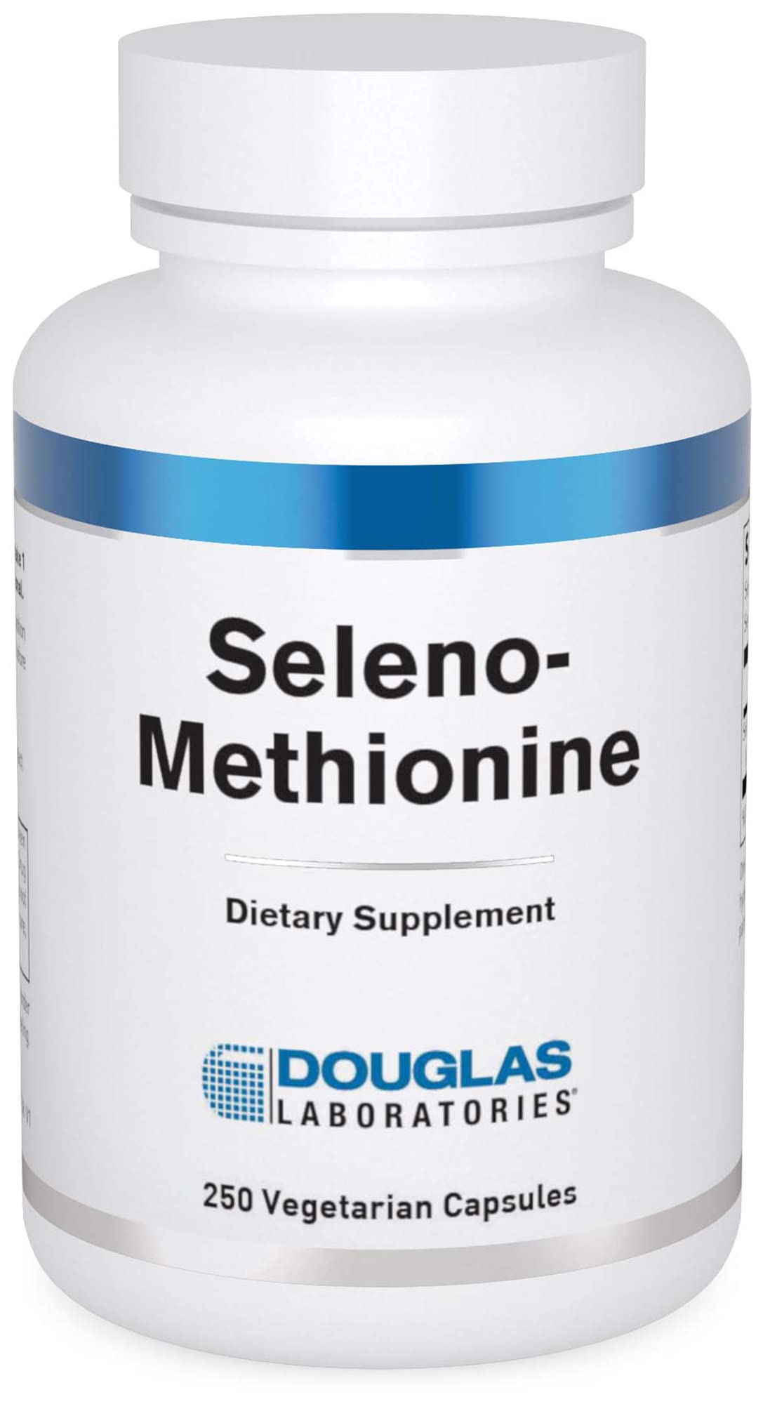 Douglas Laboratories selenio-metionina, cápsulas, posible apoyo a la salud celular